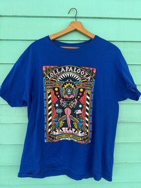 Lollapalooza 2021 Navy Blue Short-Sleeve